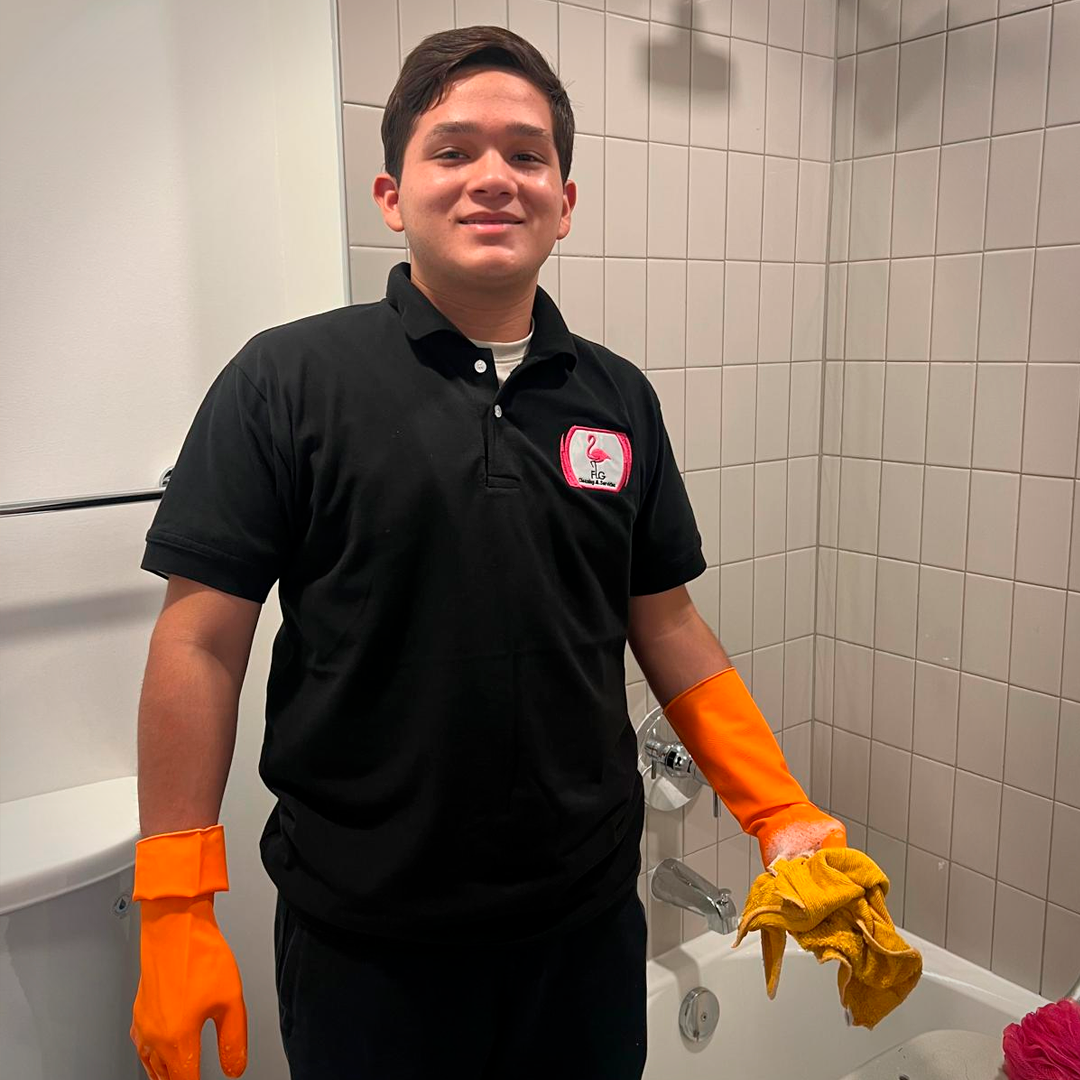 FLG Cleaning & Services team member